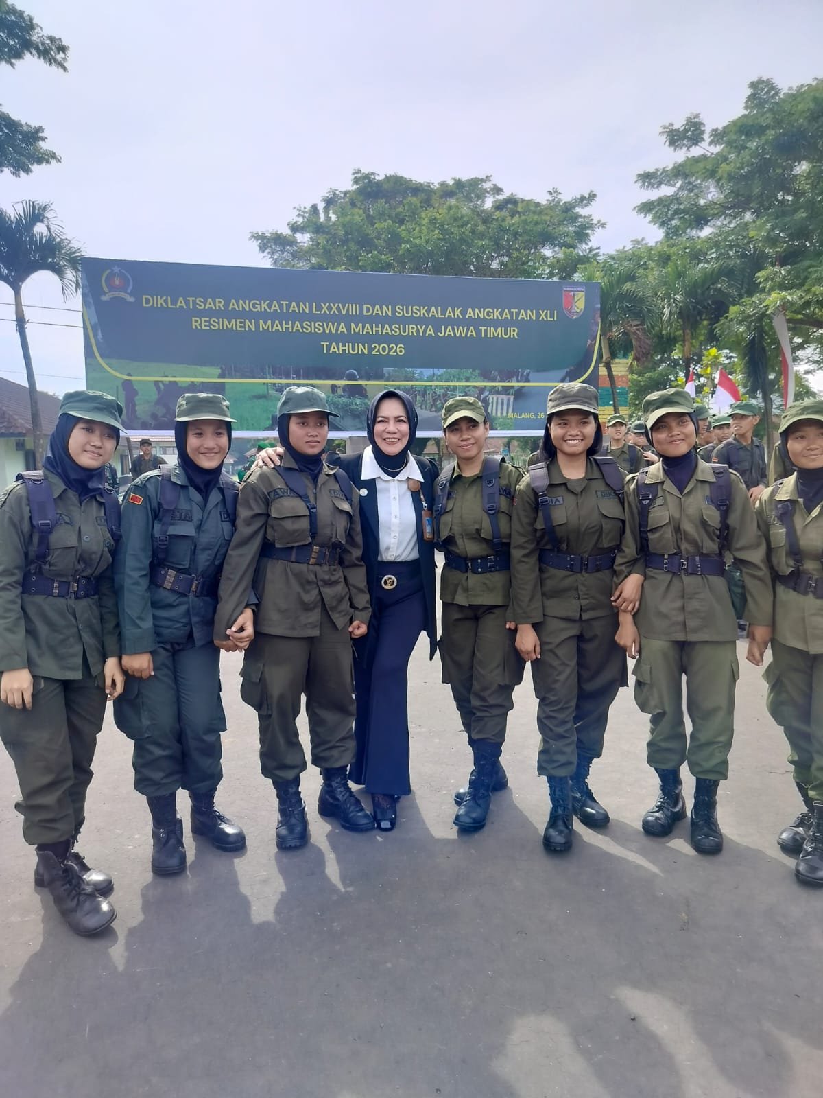 UHT Dukung Pembinaan Karakter Mahasiswa lewat Diklatsar Menwa Mahasurya Jatim
