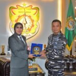 Jalin Komunikasi dan Kolaborasi, Danlanal Semarang Kunjungi Bupati Kendal