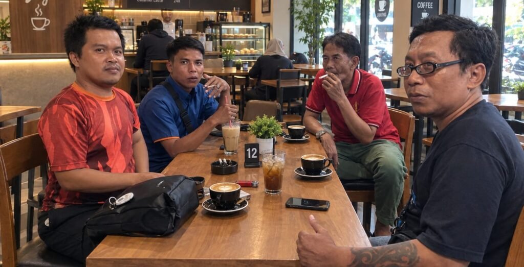 Ngopi Bareng Insan Pers di Kichen Tavio Mempererat Silaturahmi dan Kebersamaan