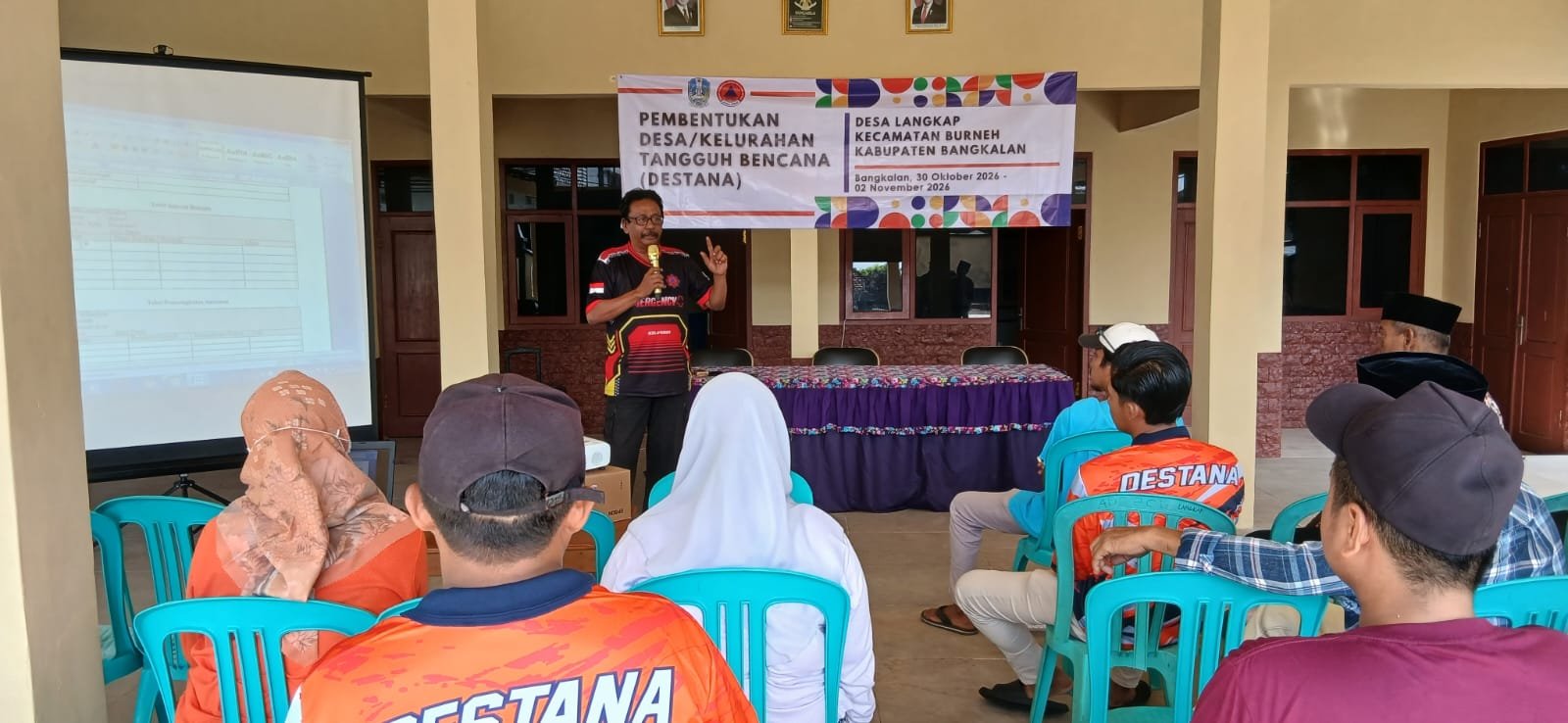 Perkuat Kesiapsiagaan Bencana, Desa Langkap Bangkalan Dibentuk Jadi Desa Tangguh Bencana